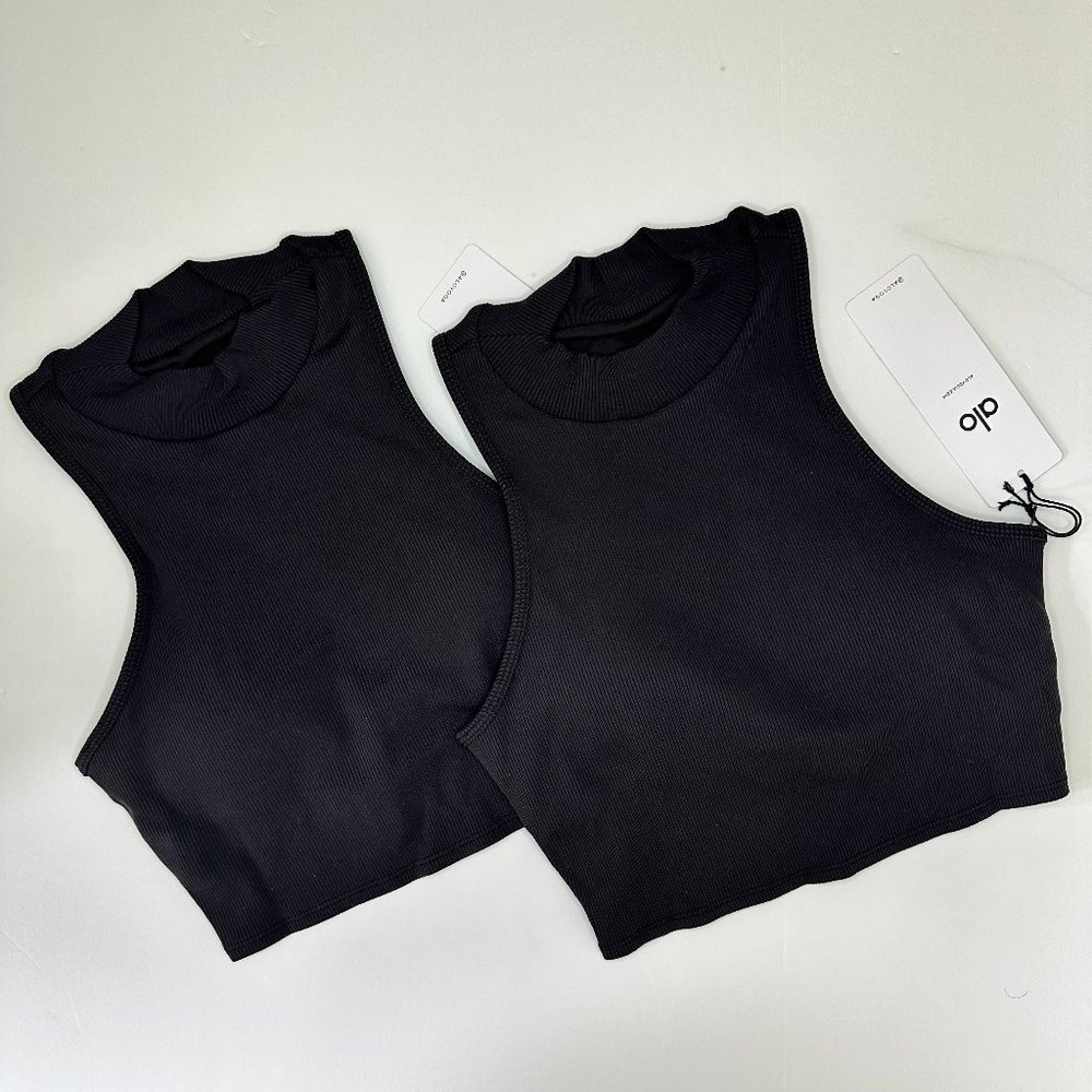 ALO | GODDESS RIB CROP DYNAMITE TANK
